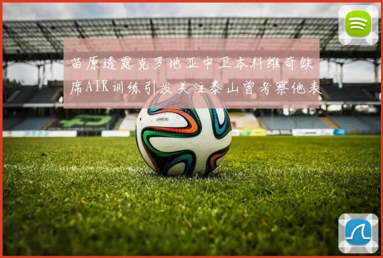 苗原透露克罗地亚中卫本科维奇缺席AIK训练引发关注泰山曾考察他表现
